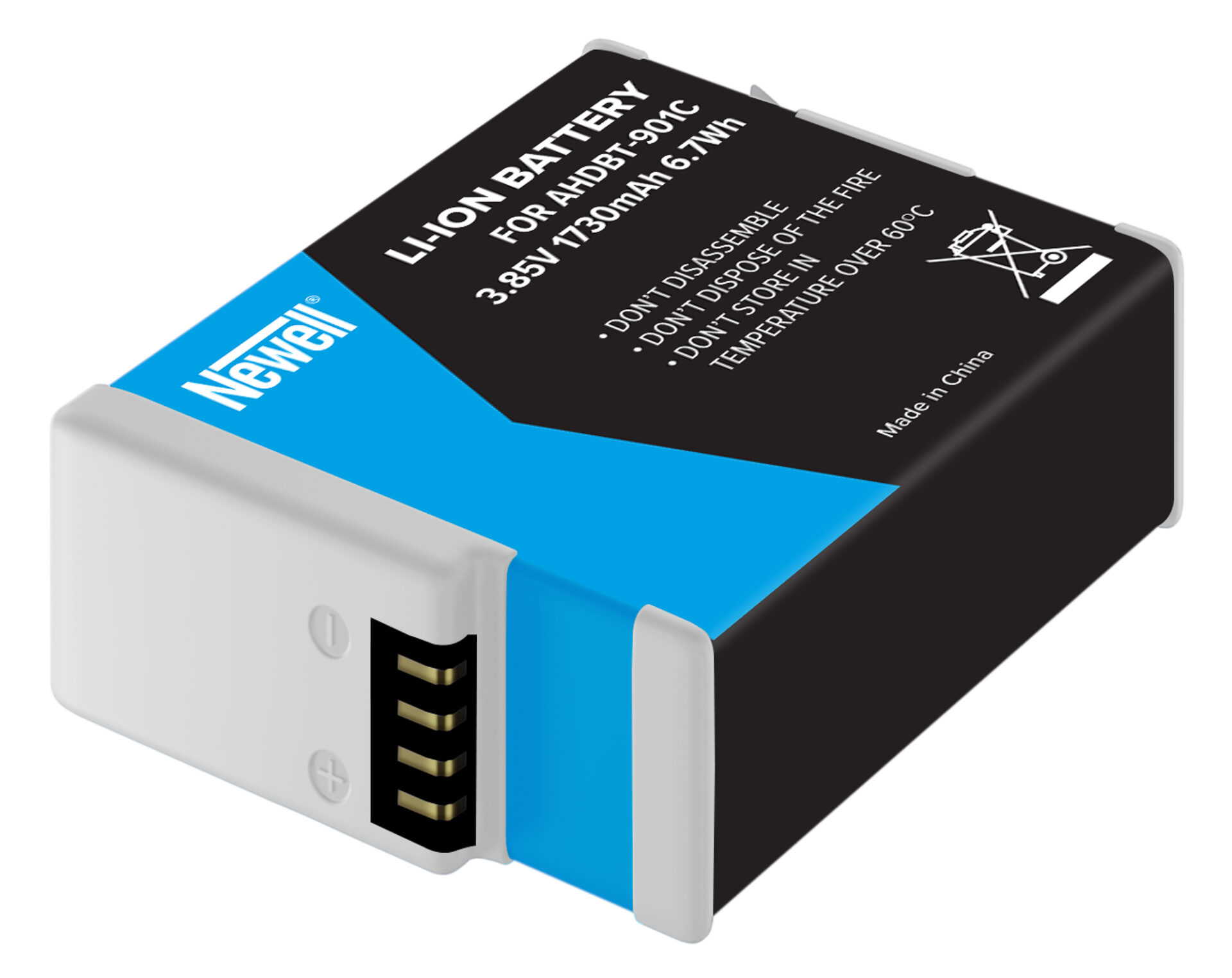 newell-supracell-ahdbt-901c-akku-gopro-1730-mah image 2