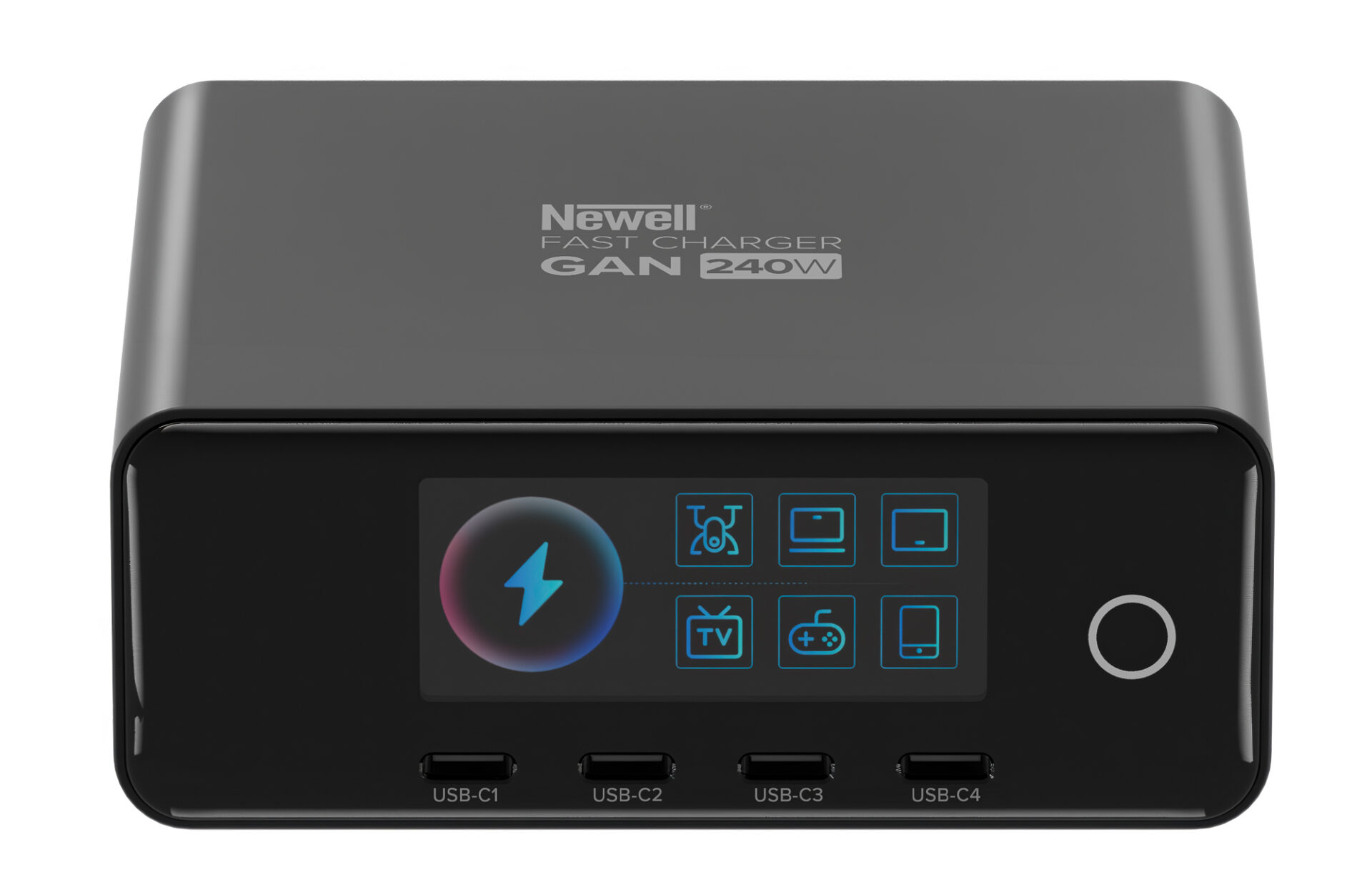 newell-gan-240w-tft-ladeger-t-6-port-usb-c-usb-a-pd image 3