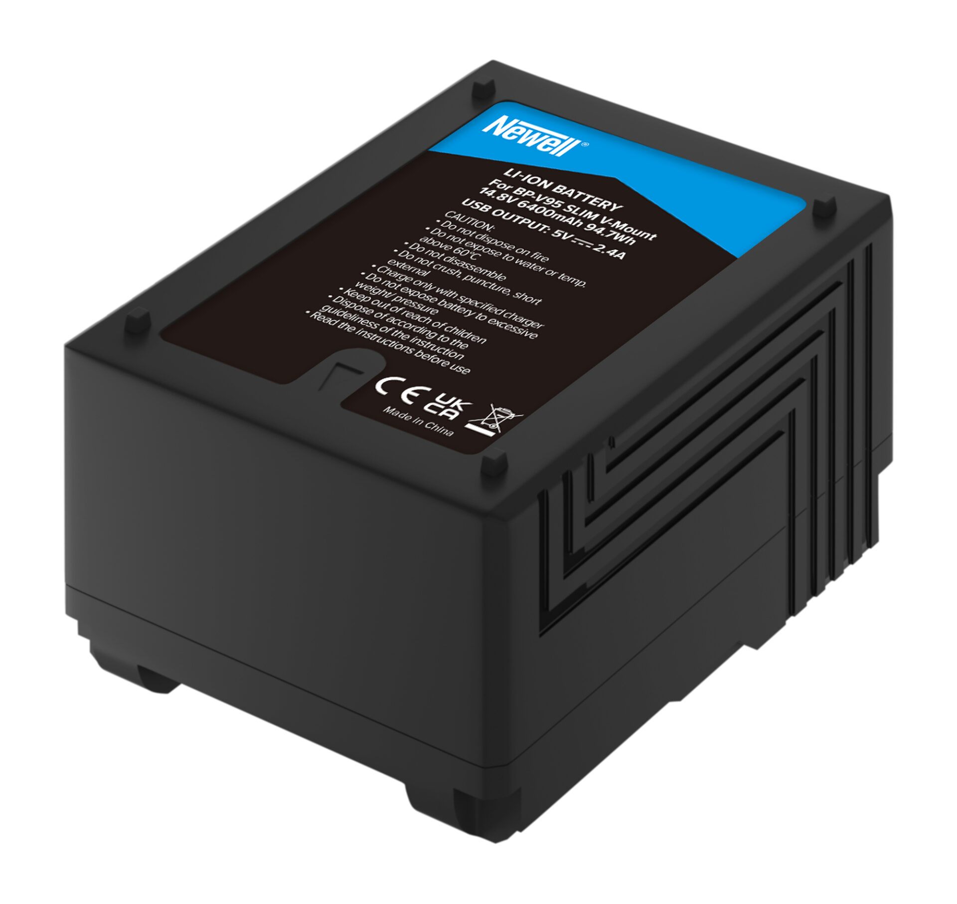 newell-bp-v95-slim-v-mount-akku-6400-mah-d-tap-usb-a image 3