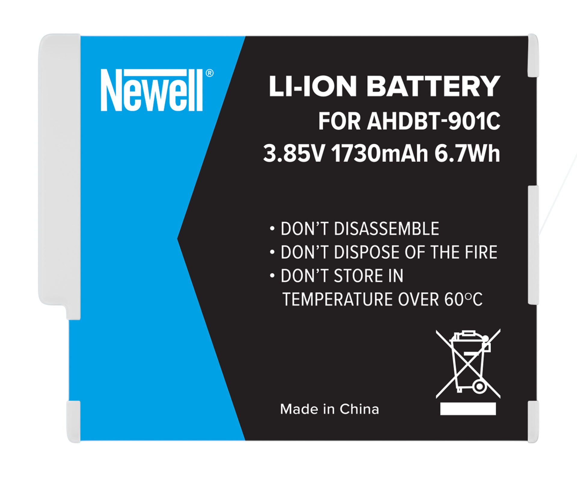 newell-supracell-ahdbt-901c-akku-gopro-1730-mah image 4