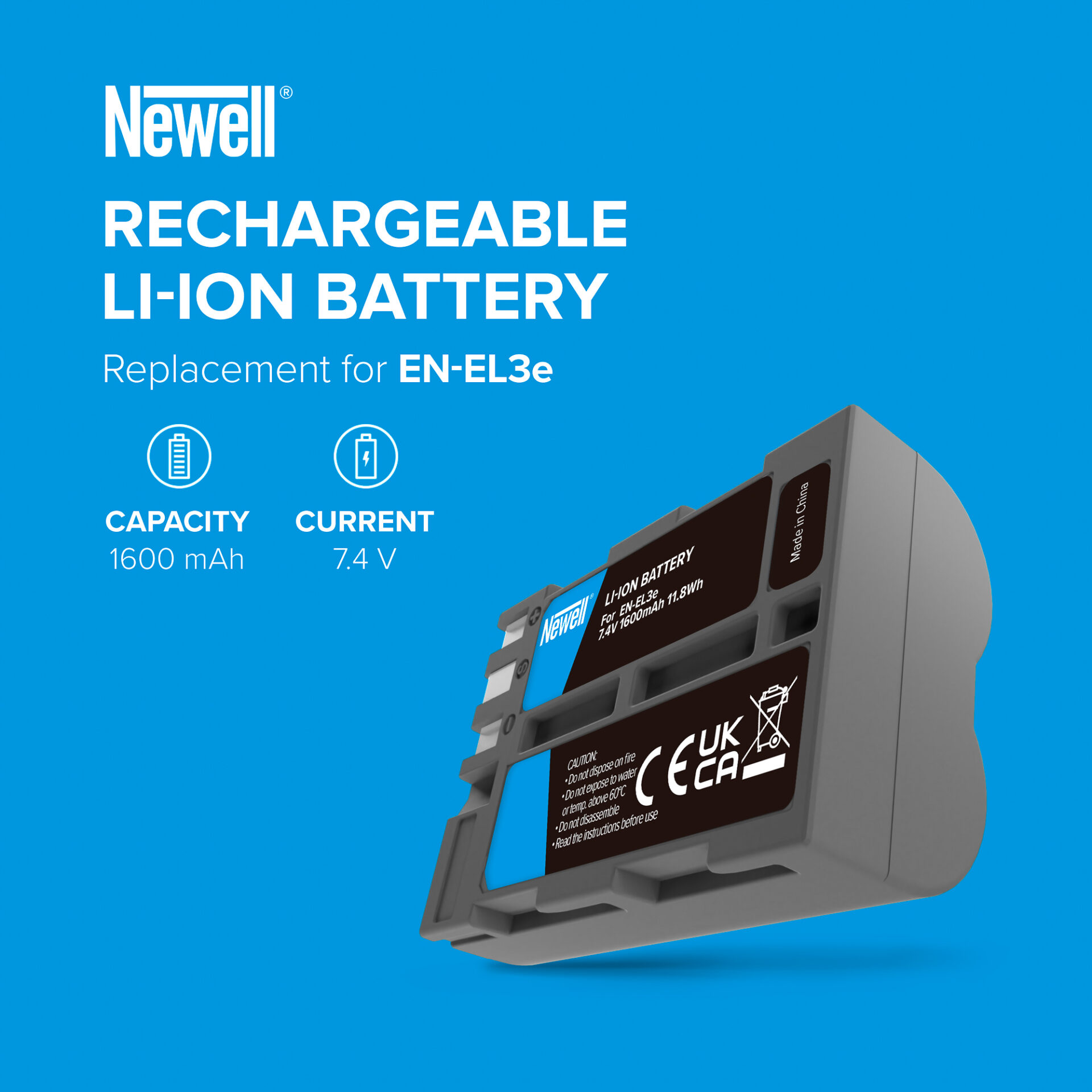 newell-batteries-en-el3e-kamera-akku-nikon-1600-mah image 5