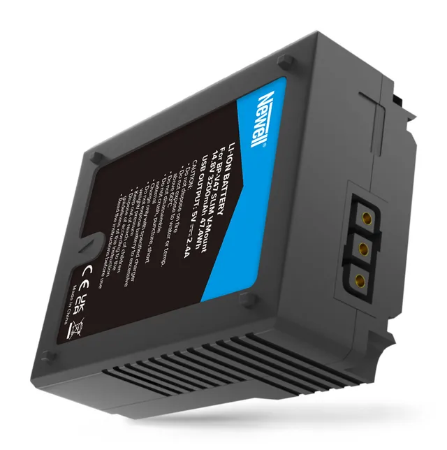newell-bp-v47-slim-v-mount-akku-3200-mah-d-tap-usb image 1