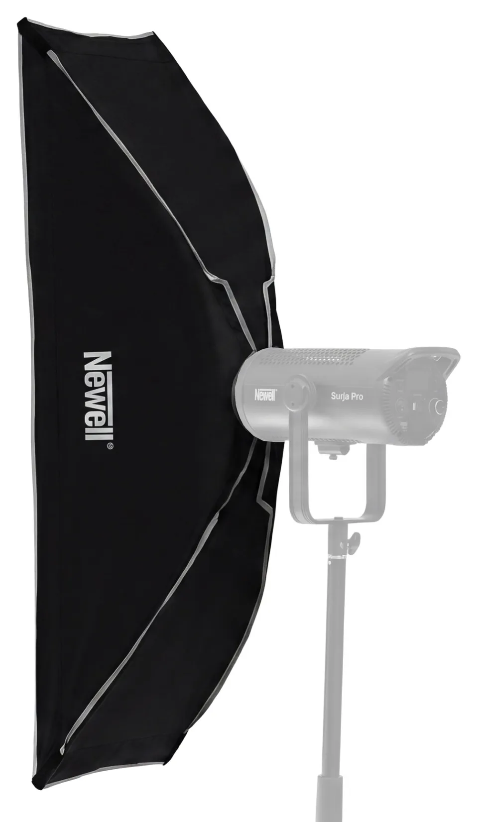 newell-softbox-30x120-cm-rechteck-mit-bowens-und-grid image 1