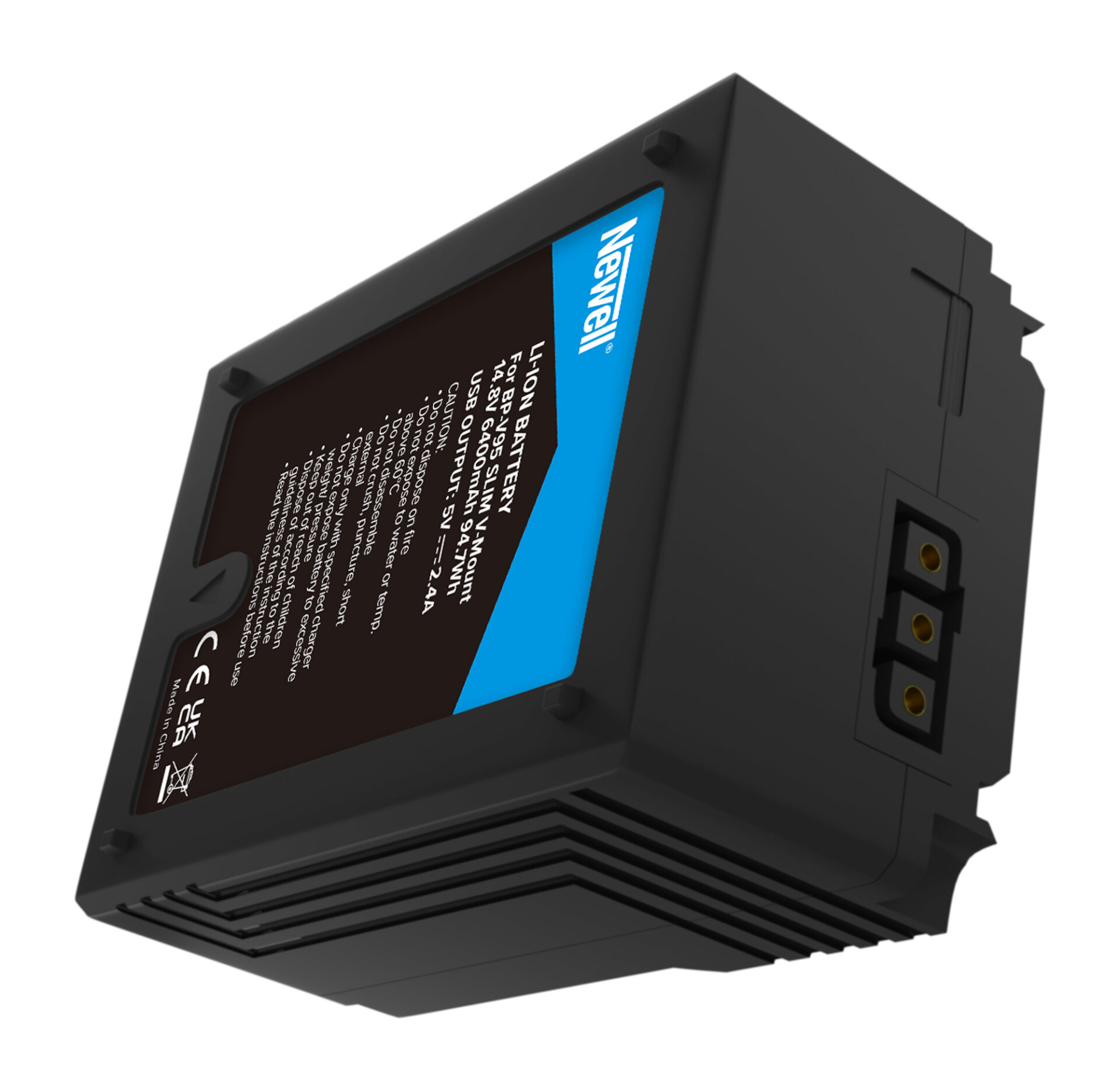 newell-bp-v95-slim-v-mount-akku-6400-mah-d-tap-usb-a image 2