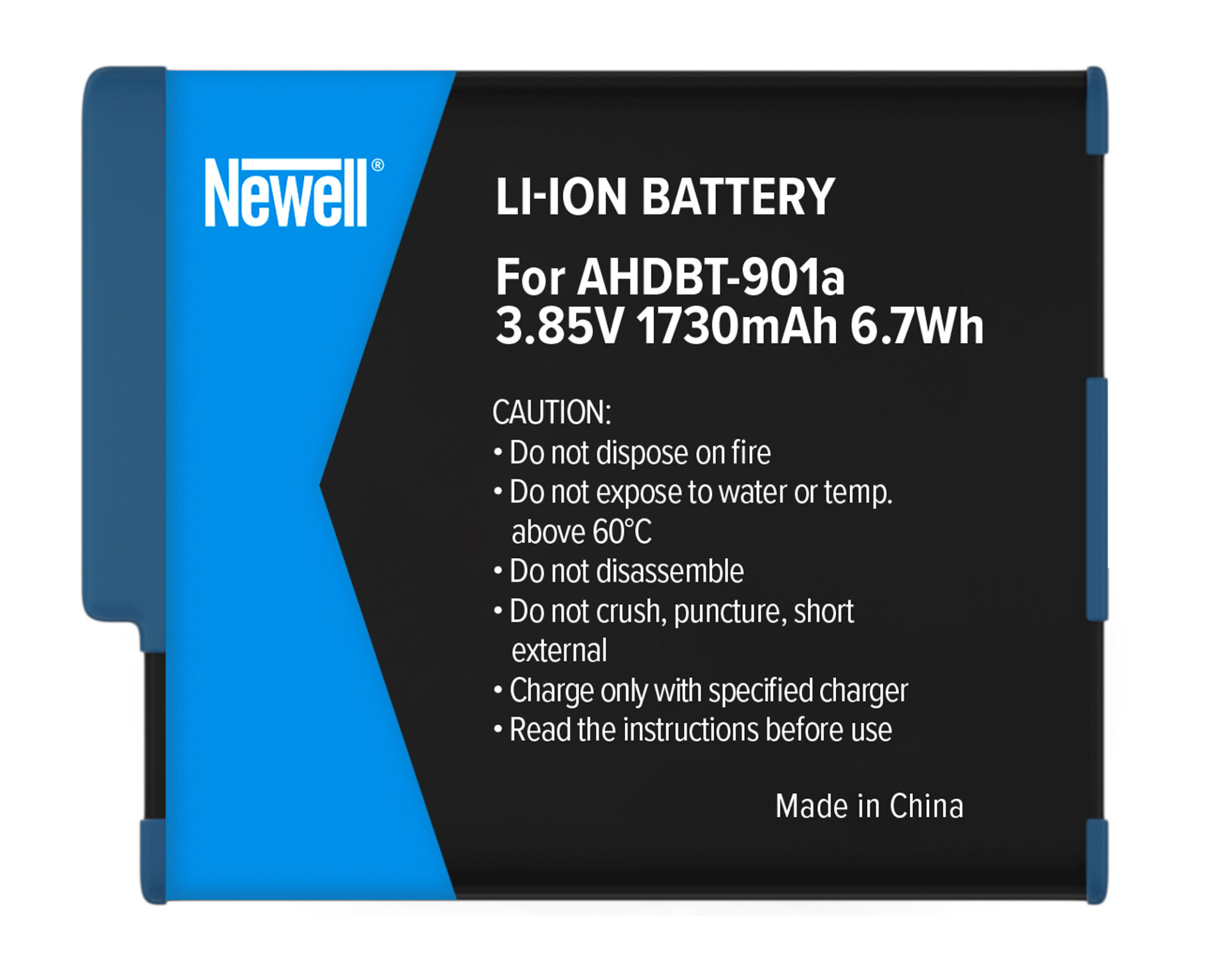 newell-ahdbt-901a-kamera-akku-f-r-gopro-9-10-11-1730mah image 2