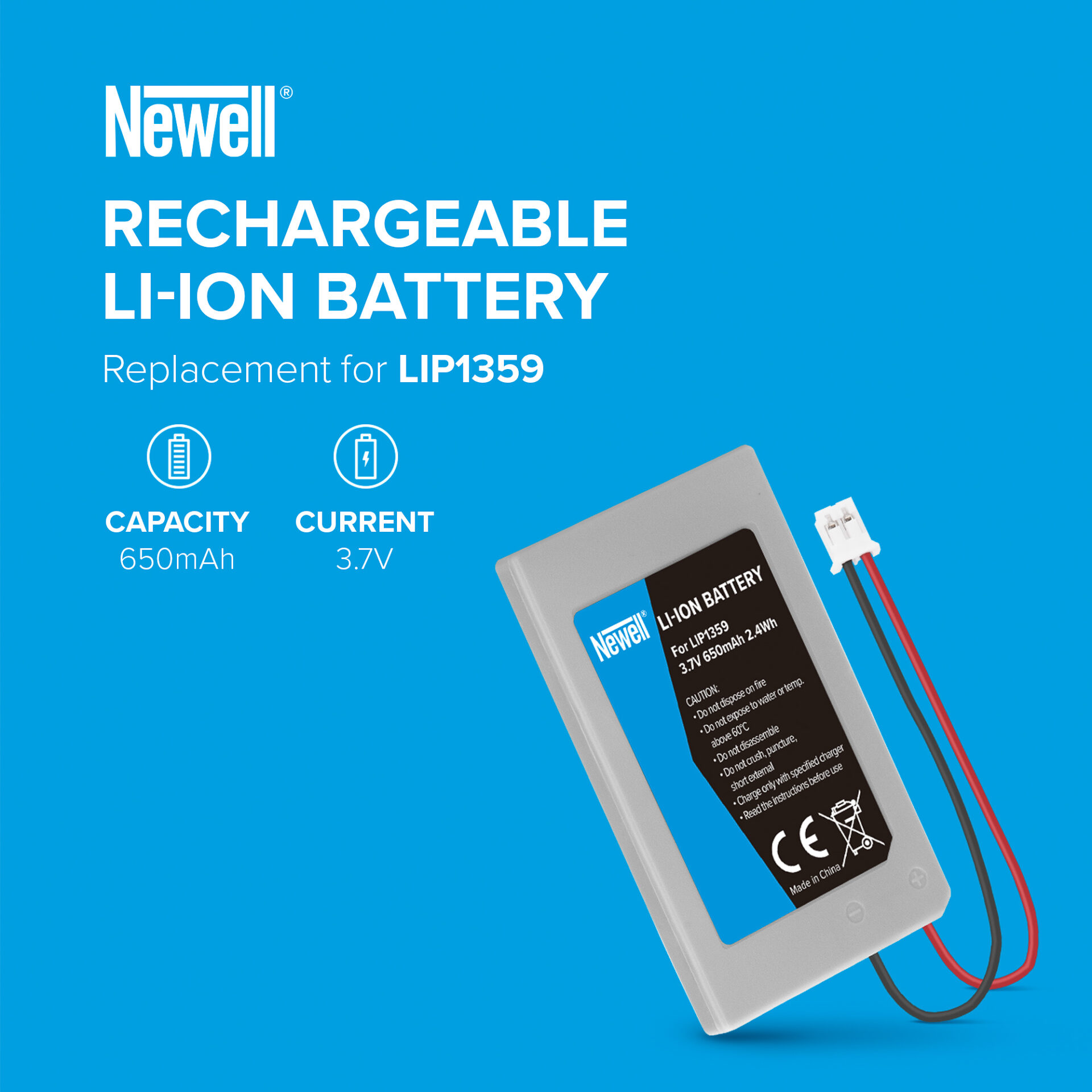 newell-lip1522-controller-akku-ps4-dualshock-4-1000mah image 4