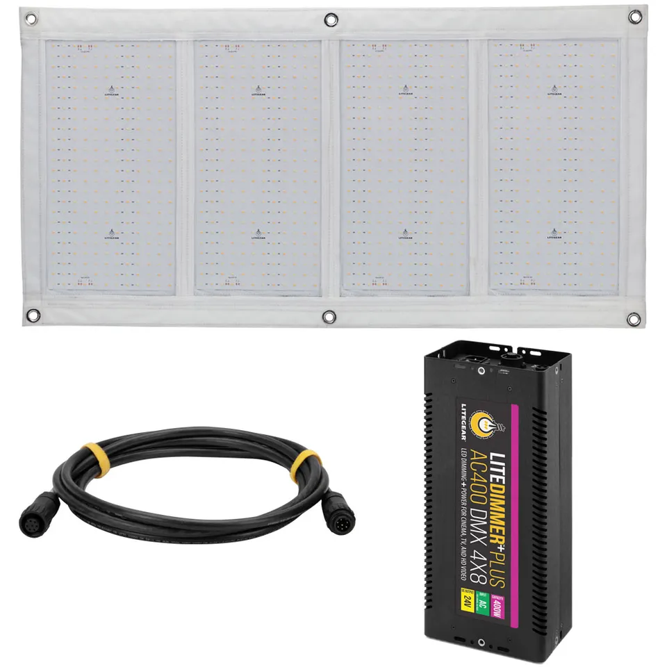 kino-flo-litetile-plus-kit-2x4-hybrid-led-leuchte-komplettset image 1
