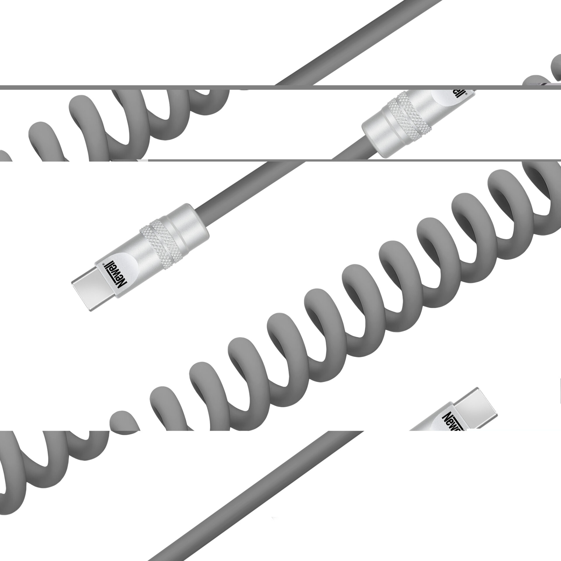 newell-cables-usb-c-spiralkabel-100w-1-5-m-grau-silikon image 2
