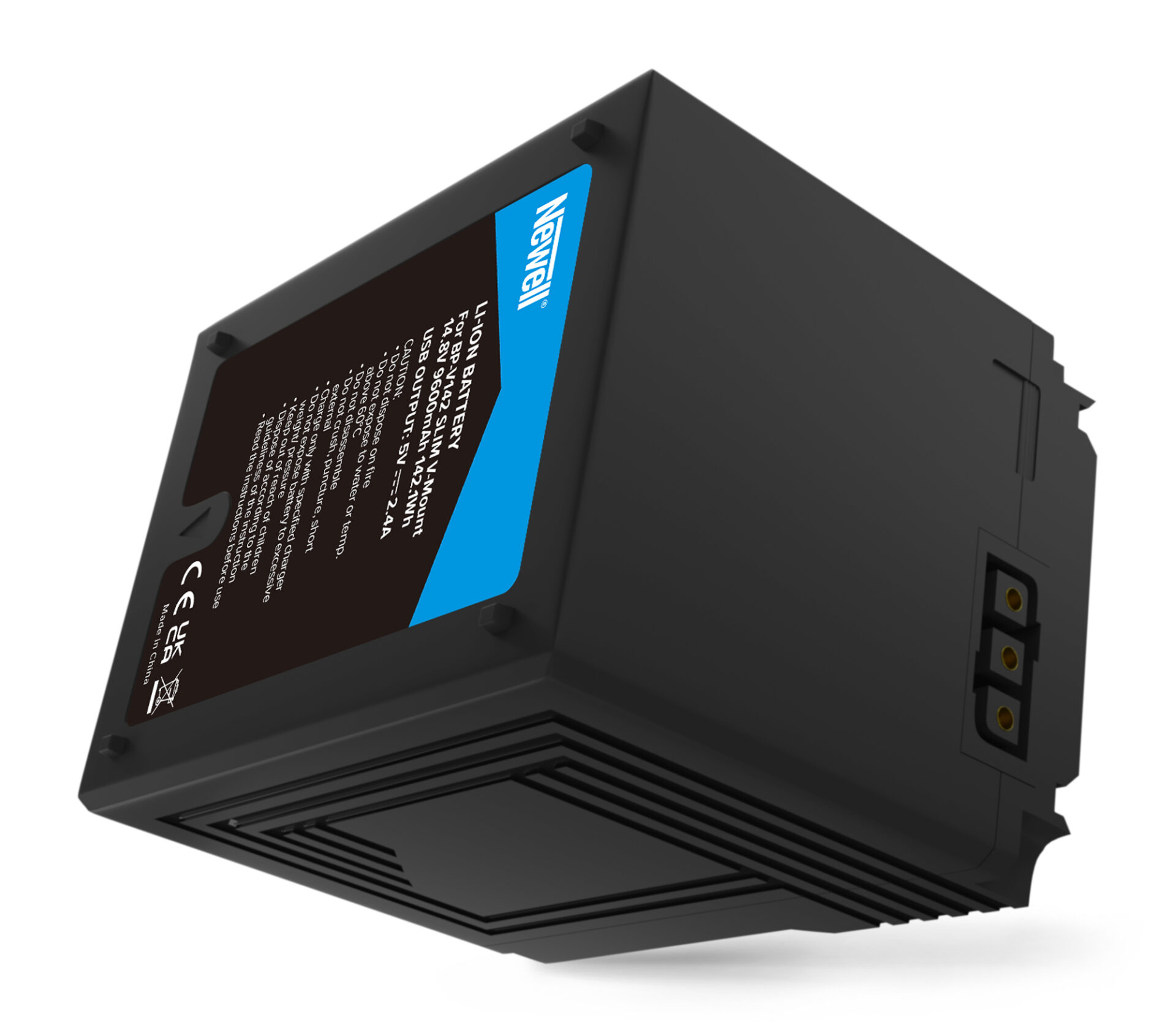 newell-bp-v142-slim-v-mount-akku-9600mah-d-tap image 1