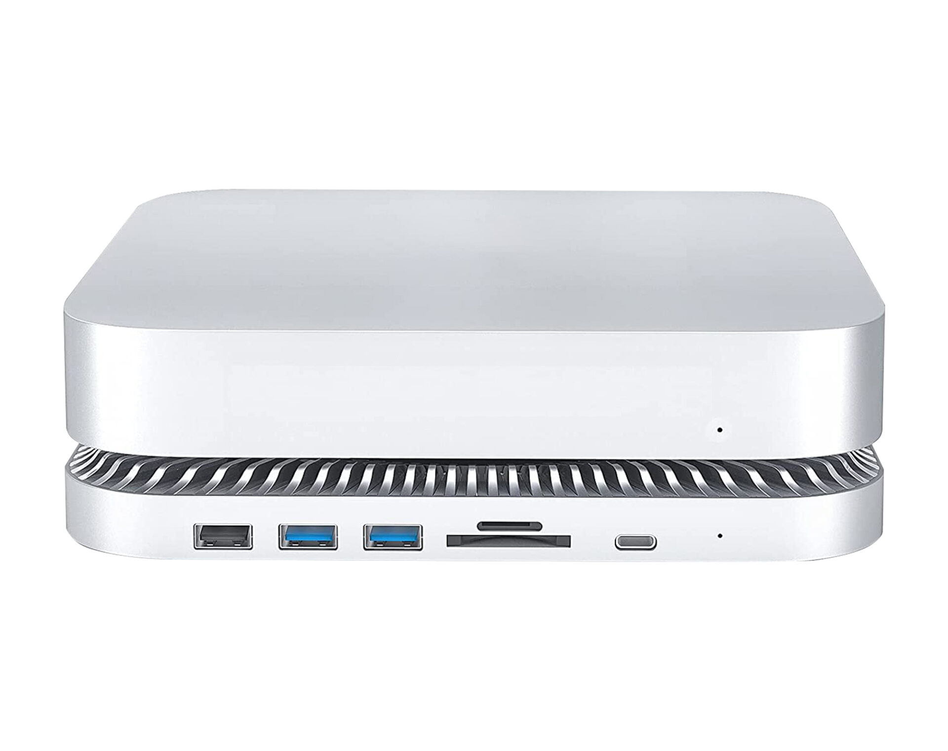 newell-usb-c-hub-st-nder-mac-mini-sata-ssd-sd-aluminium image 2
