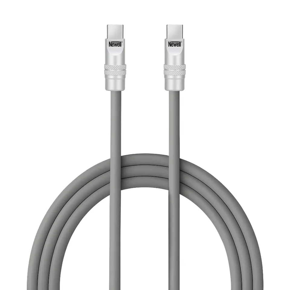 newell-usb-c-auf-usb-c-kabel-100-w-2-m-silikon-grau image 1