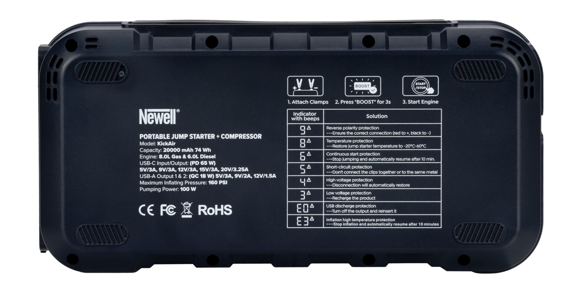 newell-kickair-starthilfe-powerbank-kompressor-20000mah-2000a image 3